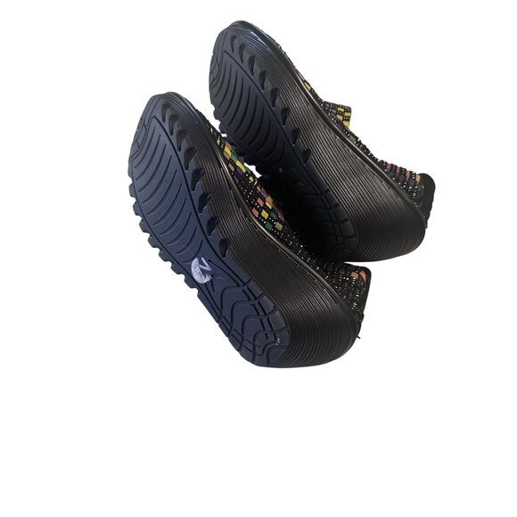 Skechers memory foam peep toe multicolor sandals size 8.5 - Picture 7 of 7